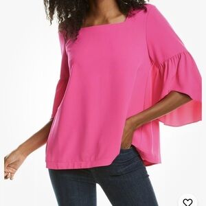 Gorgeous CROSBY by Mollie Burch hot Pink Women's Top tunic XS $184
